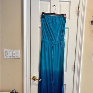 Old Navy Ombre Strapless Maxi Dress